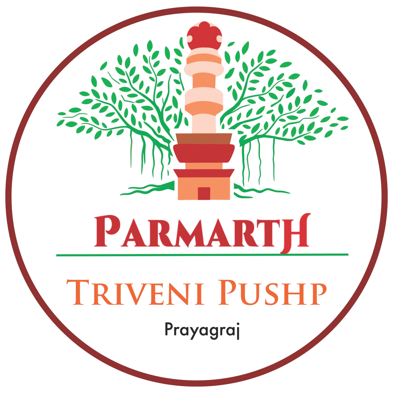 parmarth triveni pushp logo